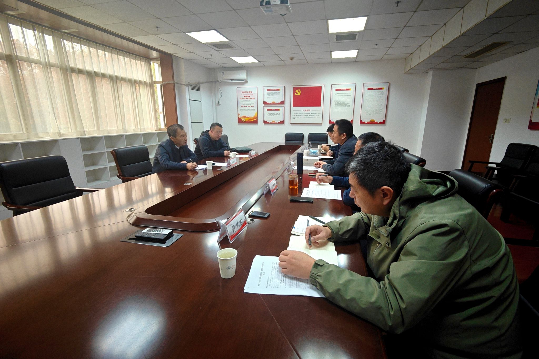 校际交流促提升 共话校园安全路 —— 鲁东大学保卫处到访济南大学调研校园交通秩序管理工作